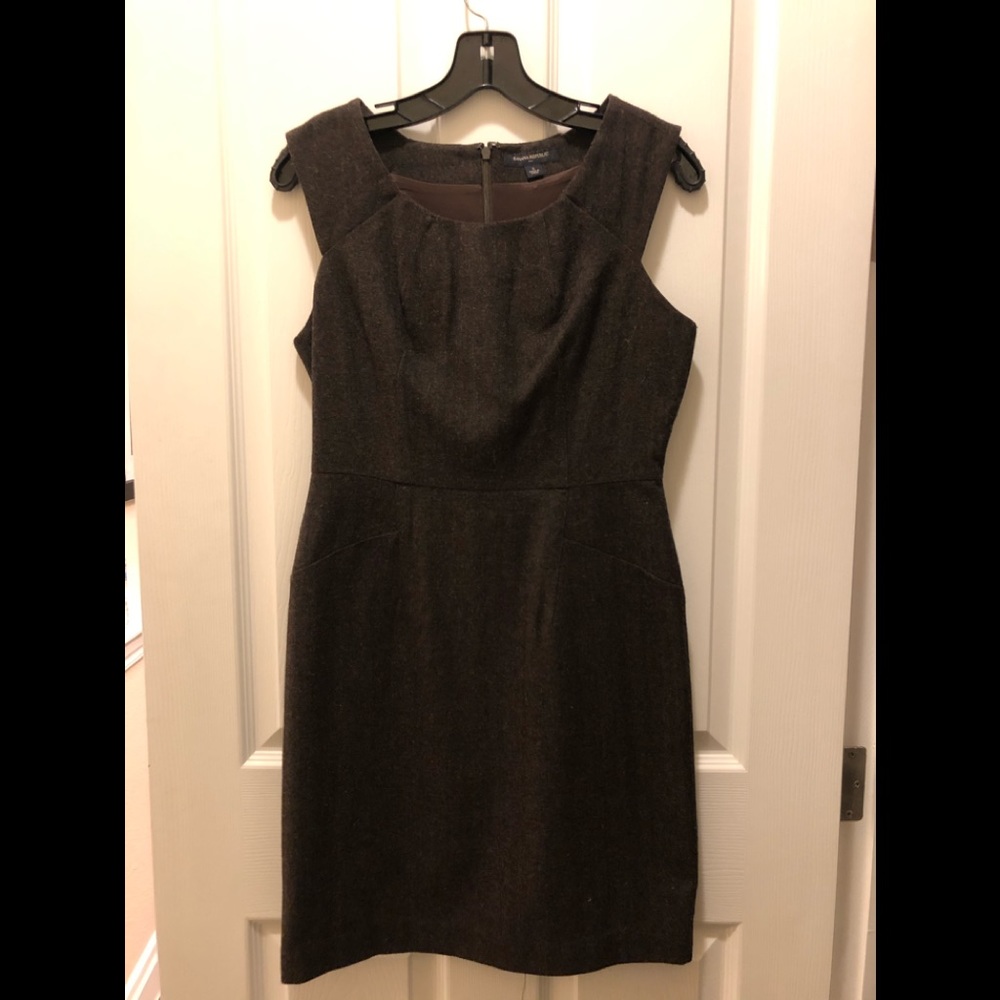 Brown Tweed Banana Republic Dress